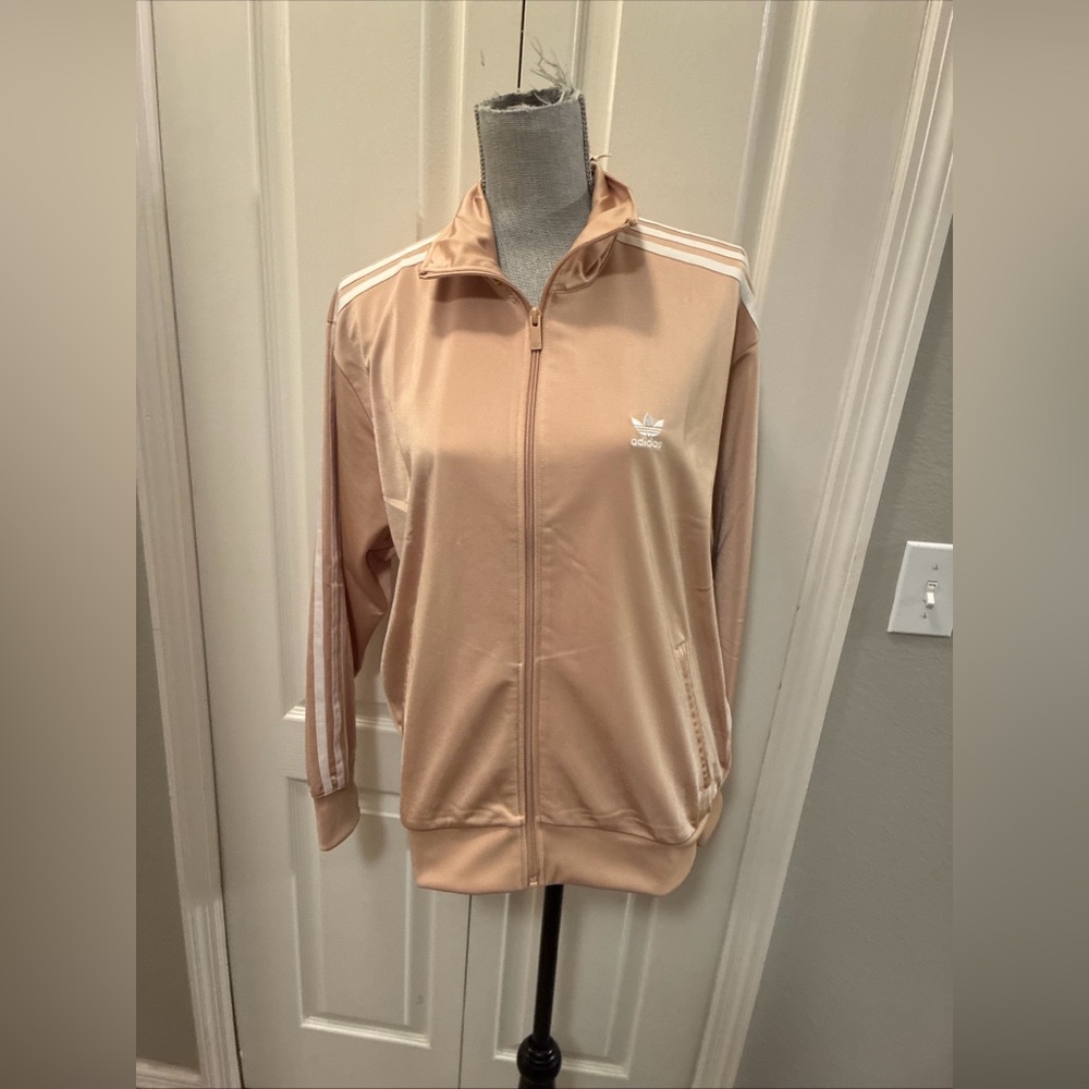 Adidas ladies loose firebird track jacket size medium